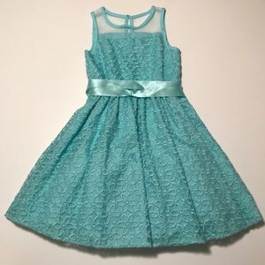 Girl’s Turquoise Party Dress